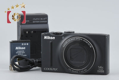 【中古】Nikon ニコン COOLPIX S8200 ノーブルブラック コンパクトデジタルカメラ