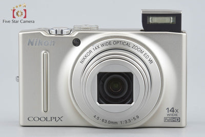 【中古】Nikon ニコン COOLPIX S8200 プラチナシルバー コンパクトデジタルカメラ