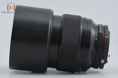 【中古】Canon キヤノン New FD 85mm f/1.2 L