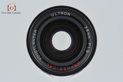 【中古】Voigtlander フォクトレンダー ULTRON 28mm f/1.9 Aspherical ブラック L39 ライカスクリューマウント