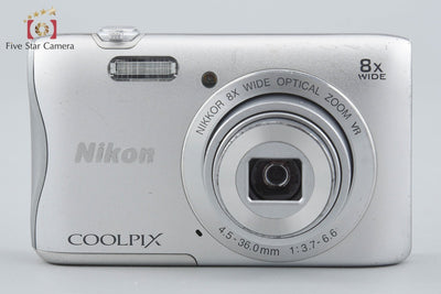 【中古】Nikon ニコン COOLPIX S3700 シルバー コンパクトデジタルカメラ