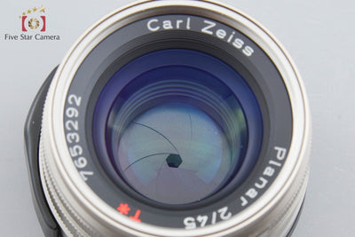 【中古】CONTAX コンタックス Carl Zeiss Planar 45mm f/2 T*