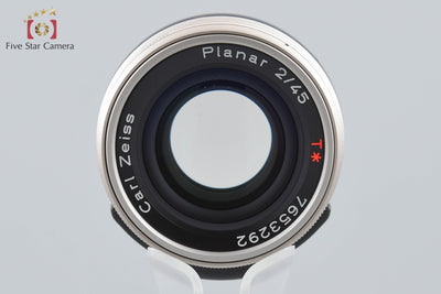 【中古】CONTAX コンタックス Carl Zeiss Planar 45mm f/2 T*