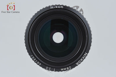 【中古】Nikon ニコン Ai NIKKOR 28mm f/2.8