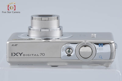 【中古】Canon キヤノン IXY Digital 70 シルバー コンパクトデジタルカメラ