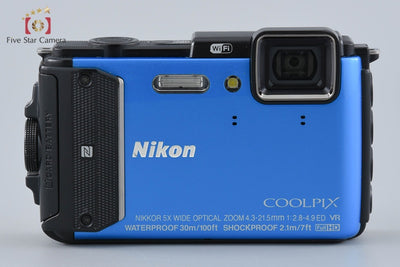 【中古】Nikon ニコン COOLPIX AW130 ブルー コンパクトデジタルカメラ