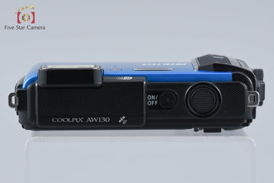 【中古】Nikon ニコン COOLPIX AW130 ブルー コンパクトデジタルカメラ