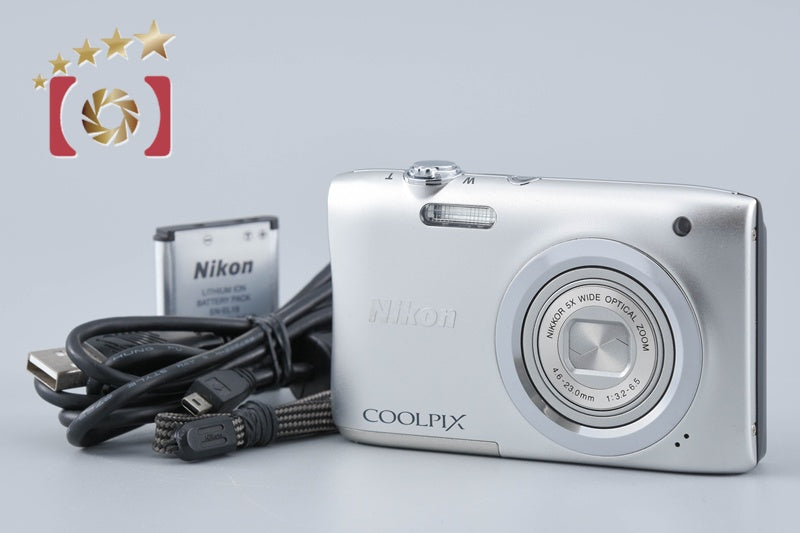 中古】Nikon ニコン COOLPIX A100 シルバー コンパクトデジタルカメラ 