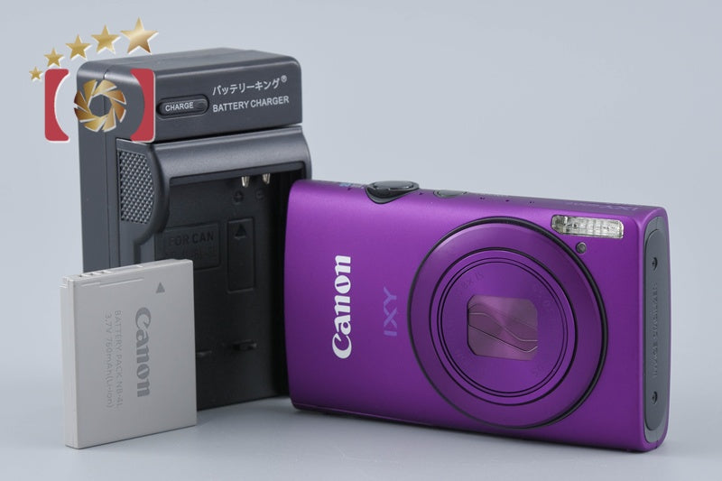 [Used] Canon IXY 600F Purple Compact Digital Camera