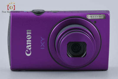 【中古】Canon キヤノン IXY 600F パープル コンパクトデジタルカメラ
