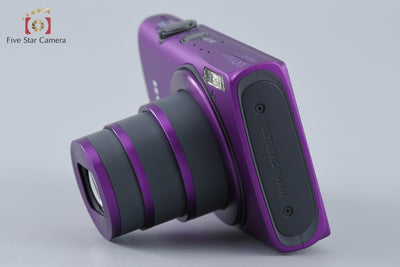 【中古】Canon キヤノン IXY 600F パープル コンパクトデジタルカメラ
