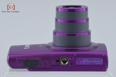【中古】Canon キヤノン IXY 600F パープル コンパクトデジタルカメラ