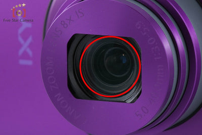 【中古】Canon キヤノン IXY 600F パープル コンパクトデジタルカメラ