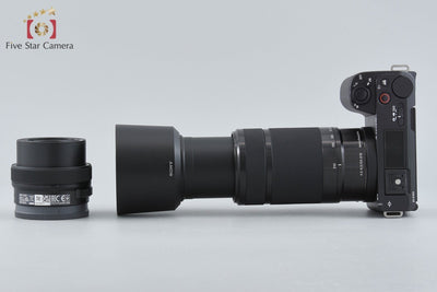 【中古】SONY ソニー α VLOGCAM ZV-E10 II ダブルズームレンズキット ブラック 元箱付き