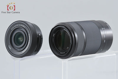 【中古】SONY ソニー α VLOGCAM ZV-E10 II ダブルズームレンズキット ブラック 元箱付き