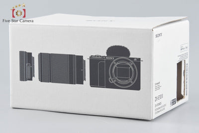 【中古】SONY ソニー α VLOGCAM ZV-E10 II ダブルズームレンズキット ブラック 元箱付き