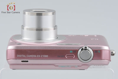 【中古】Casio カシオ EXILIM ZOOM EX-Z1080 ピンク コンパクトデジタルカメラ