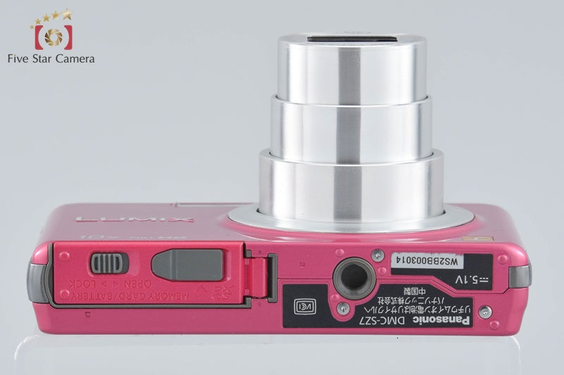 中古】Panasonic パナソニック LUMIX DMC-SZ7 ピンク コンパクト