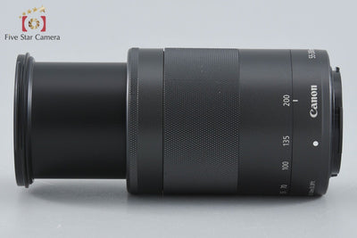【中古】Canon キヤノン EF-M 55-200mm f/4.5-6.3 IS STM ブラック