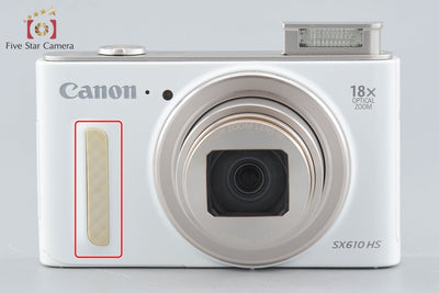 【中古】Canon キヤノン PowerShot SX610 HS ホワイト コンパクトデジタルカメラ