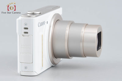 【中古】Canon キヤノン PowerShot SX610 HS ホワイト コンパクトデジタルカメラ
