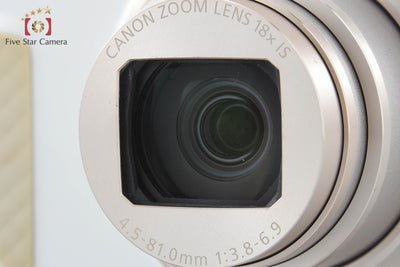 【中古】Canon キヤノン PowerShot SX610 HS ホワイト コンパクトデジタルカメラ