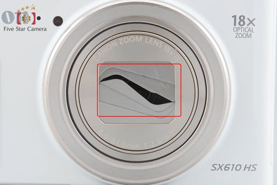 【中古】Canon キヤノン PowerShot SX610 HS ホワイト コンパクトデジタルカメラ