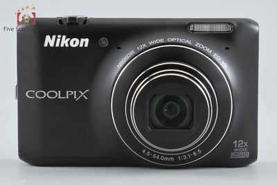【中古】Nikon ニコン COOLPIX S6400 スマートブラック コンパクトデジタルカメラ 元箱付き