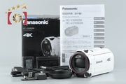 【中古】Panasonic パナソニック HC-VX992M ピュアホワイト デジタル4Kビデオカメラ 元箱付き