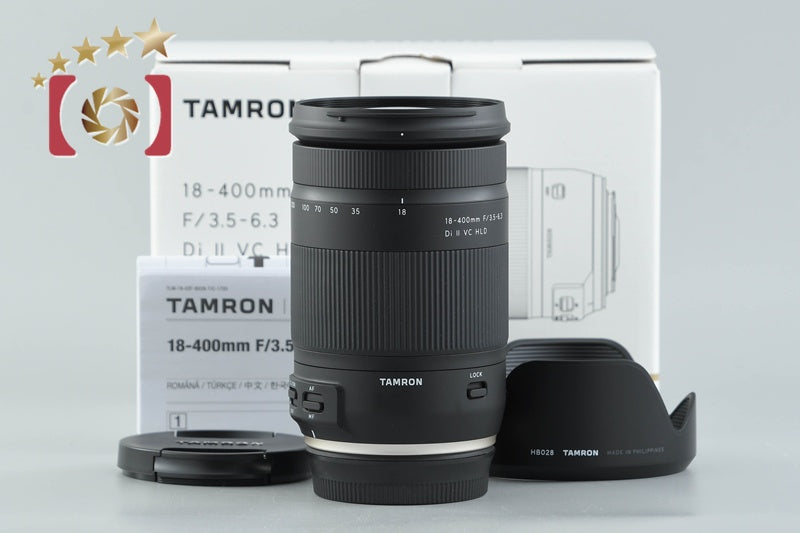 【中古】TAMRON タムロン B028 18-400mm f/3.5-6.3 Di II VC HLD キヤノン用 元箱付き
