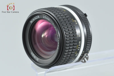 【中古】Nikon ニコン Ai-S NIKKOR 28mm f/2.8