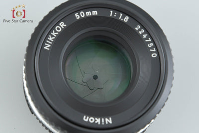 【中古】Nikon ニコン Ai-S NIKKOR 50mm f/1.8