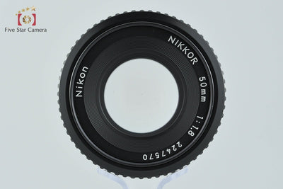 【中古】Nikon ニコン Ai-S NIKKOR 50mm f/1.8