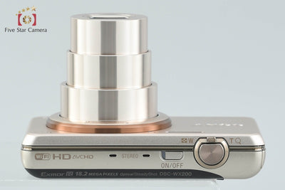【中古】SONY ソニー Cyber-shot DSC-WX200 ゴールド デジタルスチルカメラ