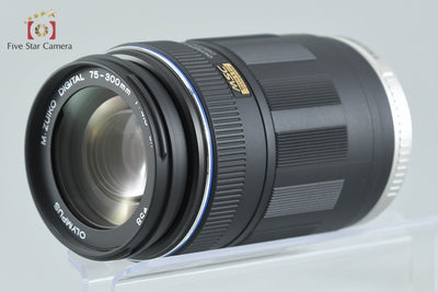 【中古】OLYMPUS オリンパス M.ZUIKO DIGITAL ED 75-300mm f/4.8-6.7 ブラック