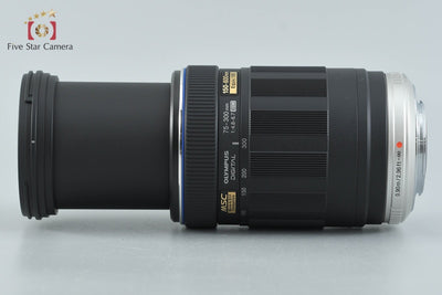 【中古】OLYMPUS オリンパス M.ZUIKO DIGITAL ED 75-300mm f/4.8-6.7 ブラック
