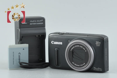 【中古】Canon キヤノン PowerShot SX260 HS ブラック コンパクトデジタルカメラ