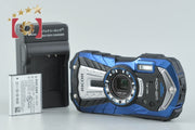 【中古】RICOH リコー PENTAX ペンタックス WG-40W ブルー コンパクトデジタルカメラ シャッター回数僅少