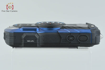 【中古】RICOH リコー PENTAX ペンタックス WG-40W ブルー コンパクトデジタルカメラ シャッター回数僅少