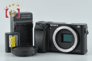 【中古】SONY ソニー α6000 ILCE-6000 ブラック ミラーレス一眼カメラ 多言語対応