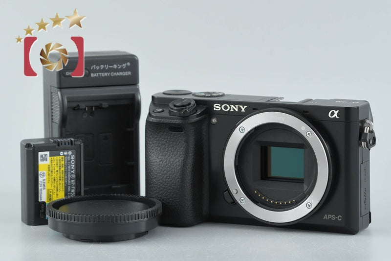【中古】SONY ソニー α6000 ILCE-6000 ブラック ミラーレス一眼カメラ 多言語対応