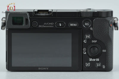 【中古】SONY ソニー α6000 ILCE-6000 ブラック ミラーレス一眼カメラ 多言語対応