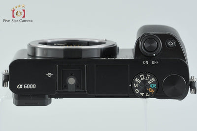 【中古】SONY ソニー α6000 ILCE-6000 ブラック ミラーレス一眼カメラ 多言語対応