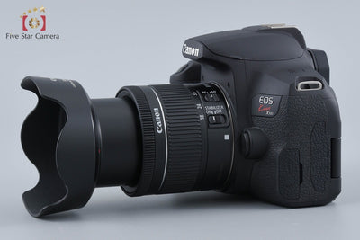 【中古】Canon キヤノン EOS Kiss X10i + EF-S 18-55mm f/4-5.6 IS STM シャッター回数僅少