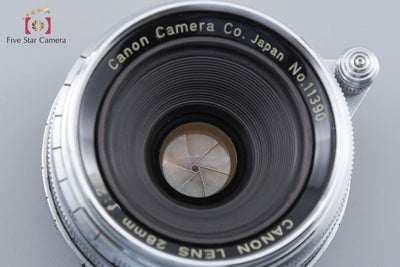 【中古】Canon キヤノン 28mm f/2.8 L39 ライカスクリューマウント
