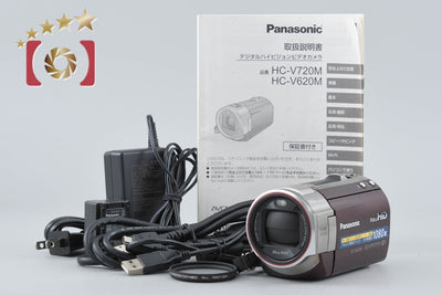【中古】Panasonic パナソニック HC-V620M ブラウン デジタルハイビジョンビデオカメラ