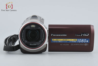 【中古】Panasonic パナソニック HC-V620M ブラウン デジタルハイビジョンビデオカメラ
