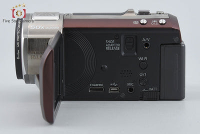 【中古】Panasonic パナソニック HC-V620M ブラウン デジタルハイビジョンビデオカメラ