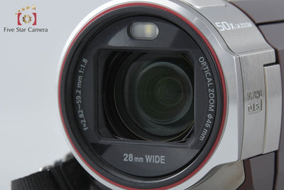 【中古】Panasonic パナソニック HC-V620M ブラウン デジタルハイビジョンビデオカメラ