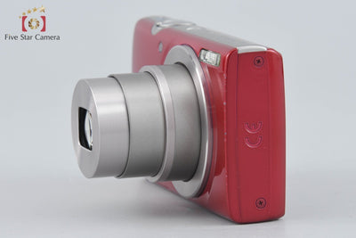 【中古】Canon キヤノン IXY 180 レッド コンパクトデジタルカメラ